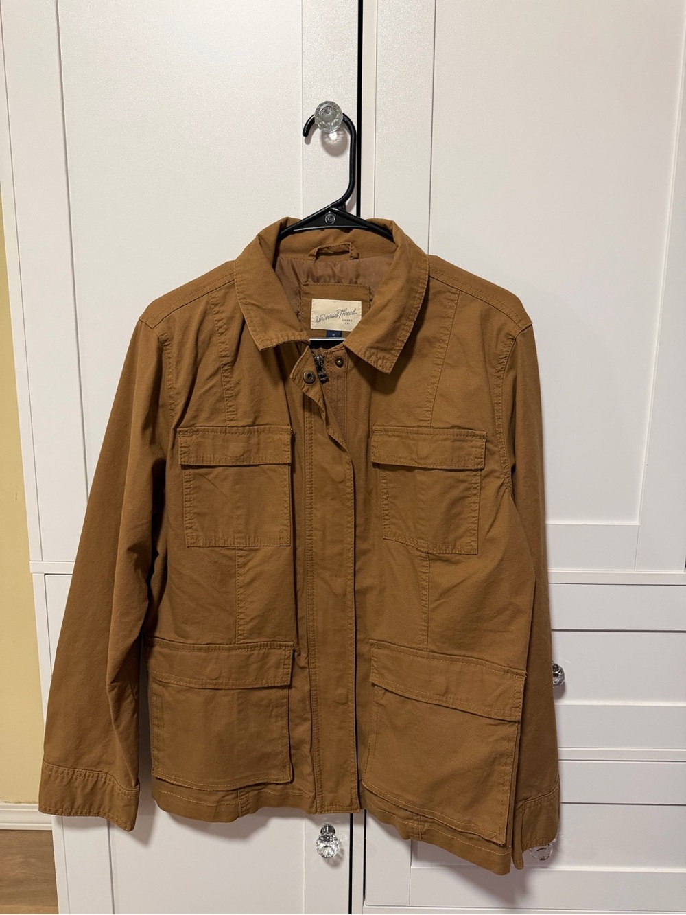 Universal Thread Tan Utility Jacket with Front Pockets